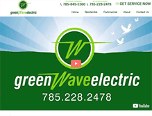 Tablet Screenshot of greenwaveelectric.com